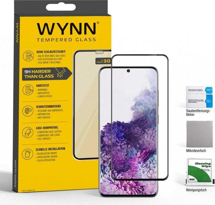 Produktbild Wynn Electronics 3D Curved Schutzglas Samsung Galaxy S20 Case friendly (1 Stück, Samsung Galaxy S20 5G)
