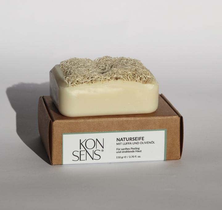 Produktbild Konsens Olivenseife mit Luffa (Flüssigseife)