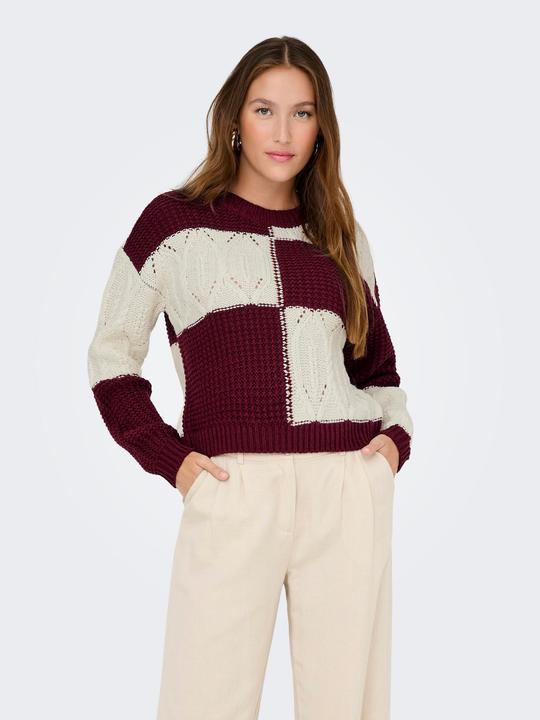 Actual product image JdY Jdyjusty L/S Mix Struc Pullover Knt Noos (L)