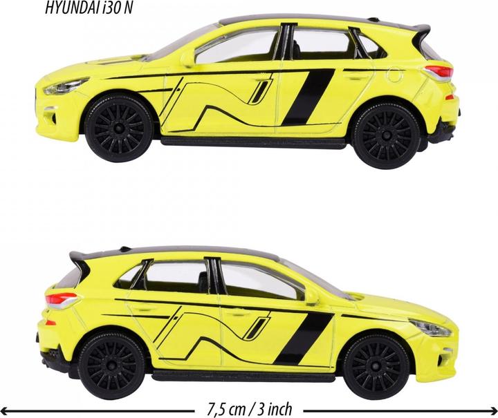 Image du produit Majorette Racing Hyundai i30N, jaune