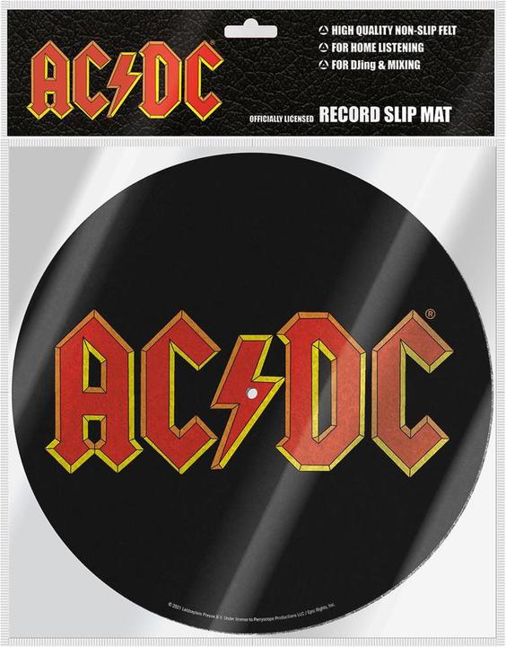 Produktbild AC/DC Matte Plattenteller Logo (Plattenteller)