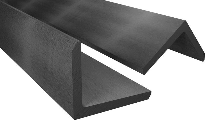 Produktbild Endorphin ® WPC Abschlussleisten 5er Set Hellgrau 220cm Winkelprofil 5,5 x 4,5cm (5 x)