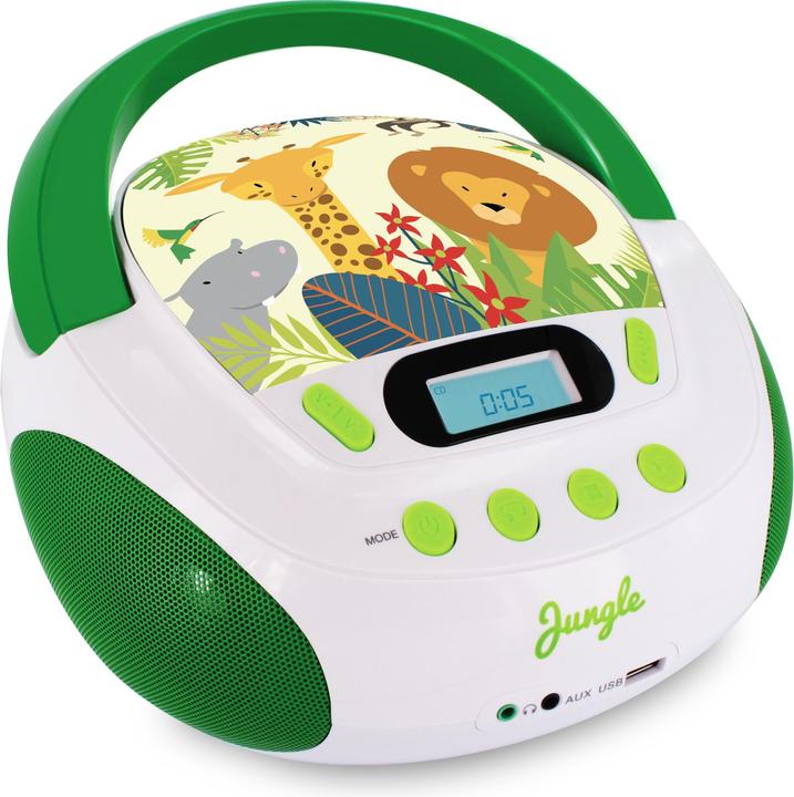 Metronic Kinder CD-speler - Jungle - Groen