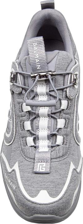 Actual product image Balmain cosmic dust pile sneakers color grey/white (42)