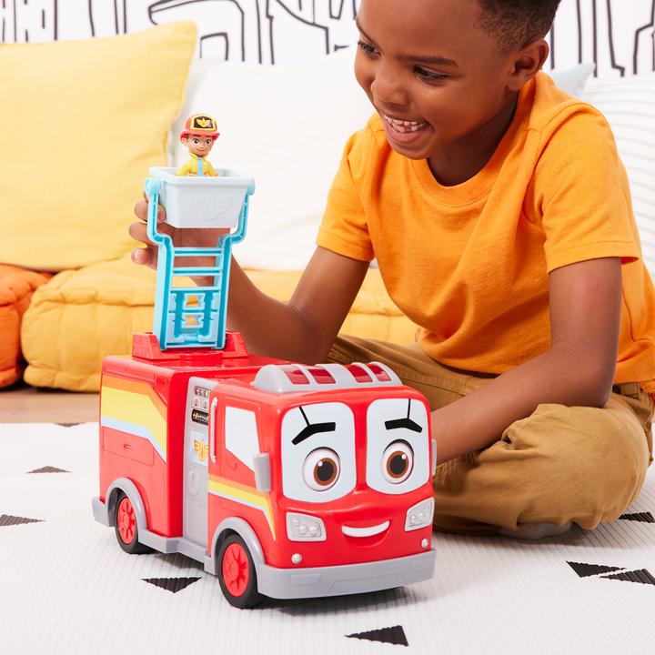 Actual product image Spin Master Firebuds Interactive Firetruck Bo And Flash