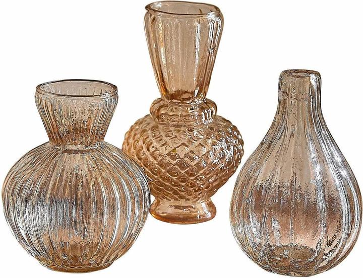 Actual product image Loberon Vase 3er Set Faunelle rosé (3 x)