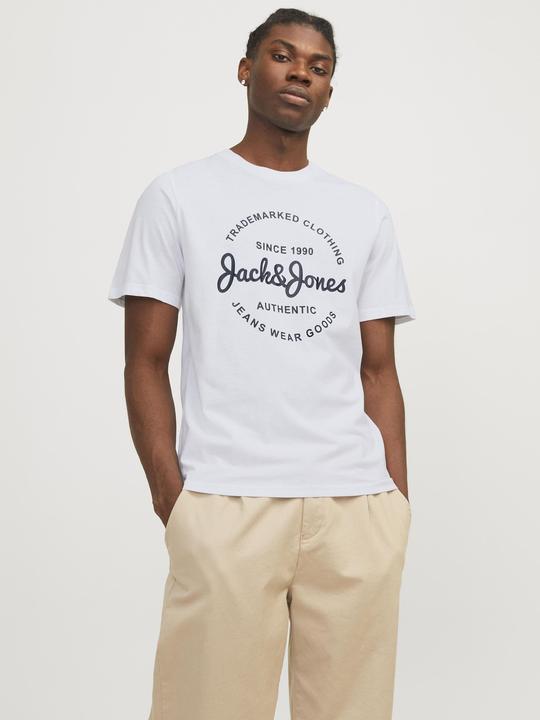 Produktbild Jack & Jones 5er-pack Gedruckt Rundhals T-shirt T-shirt (XS)