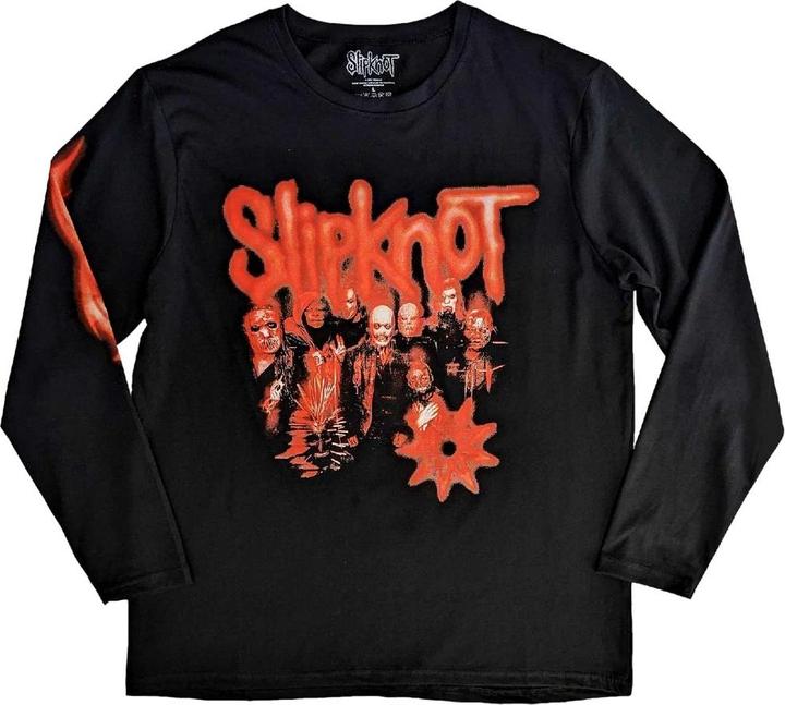 Slipknot The End So Far Tribal TShirt Rückseitiger Aufdruck Langärmlig