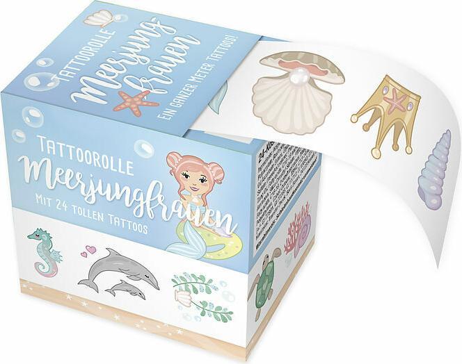 Actual product image Tattoobox. Meerjungfrauen