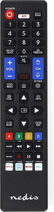 Nedis Replacement remote control | Suitable for: Samsung | Pre-programmed | 1 device | Amazon Prime / (Device-specific remote control, Infrared)