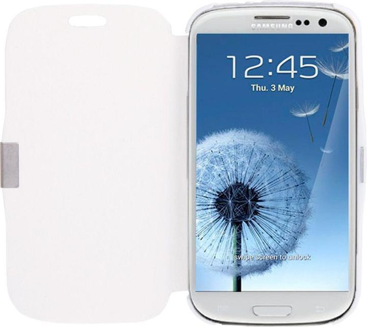 Produktbild König Design Handyhülle Tasche für Samsung Galaxy S3 i9300 / i9305 / S3 NEO i9301 weiss gebürstet (Samsung Galaxy S3 LTE i9305, Samsung Galaxy S3 i9300)