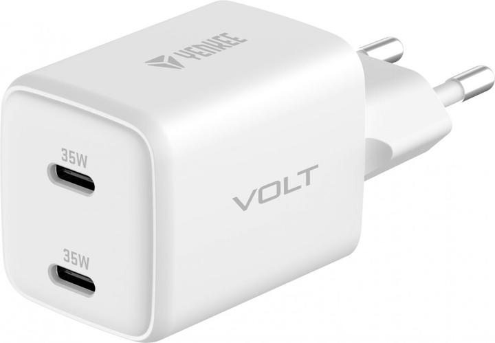 Immagine prodotto Yenkee USB-C Ladegerät 2x18W 3A Power Delivery 3.0 QC3.0 Weiss (35 W)