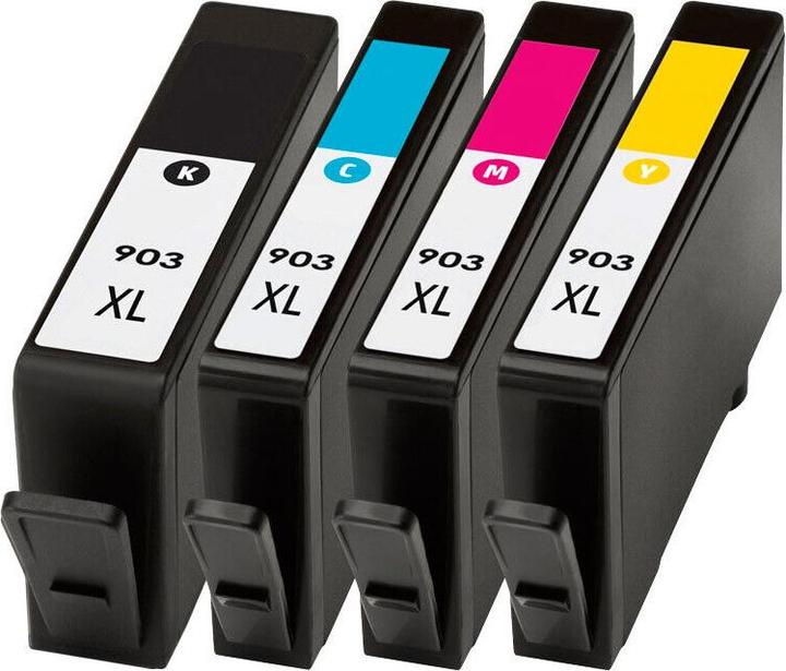 Produktbild Druckfuxx 4x TINTE PATRONEN 903-XL für HP OfficeJet 6950 6960 6962 6968 6970 697