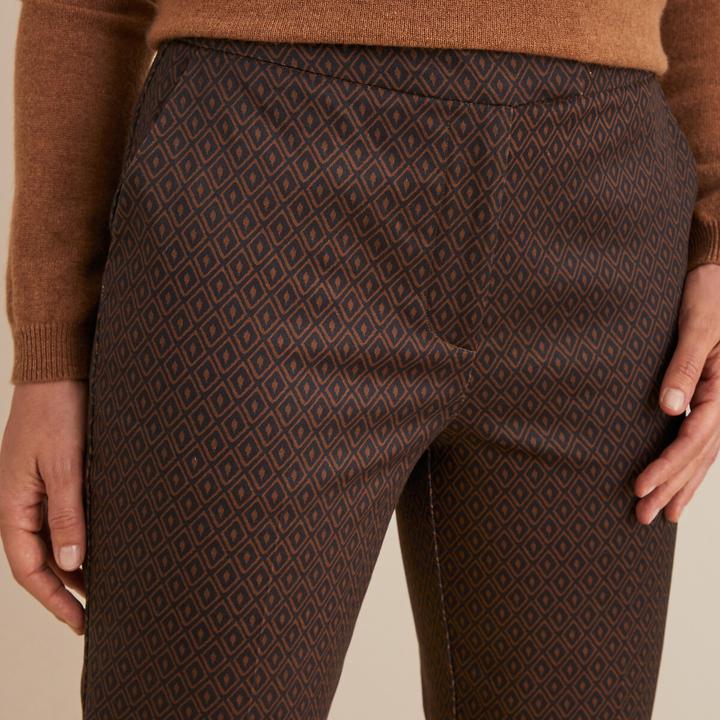 Produktbild Anne Weyburn 7/8-Hose mit Slim-Fit und grafischem Muster (34)