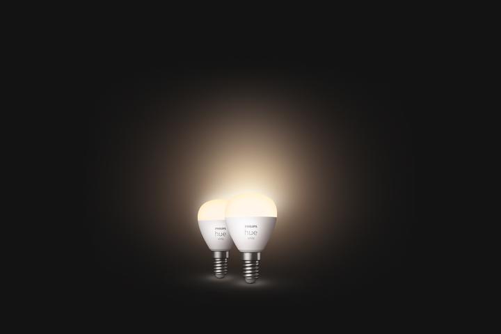 Image du produit Philips Hue Teinte White Luster (E14, 5.70 W, 470 lm, 2 x, G)