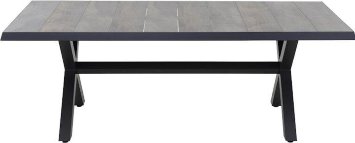 Actual product image Siena Garden Sincro Dining Tisch 200x100cm matt anthrazit / washed grey (200 cm)