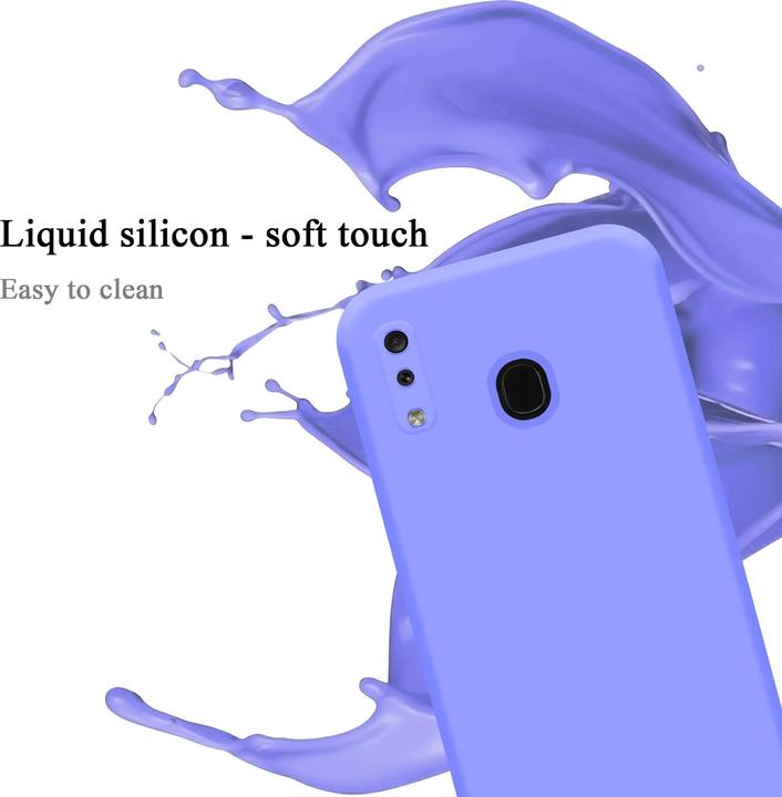 Actual product image Cadorabo TPU Liquid Silicone Case Cover (Samsung Galaxy A20, Samsung Galaxy M10s, TCL A30)