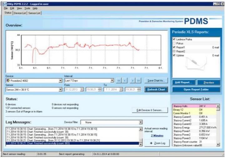 Image du produit HW Group Logiciel PDMS 200 Licence logicielle jusqu'à 200 capteurs
