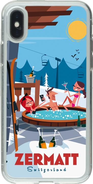 Produktbild PhoneLook Hülle Gummi transparent Zermatt Mountain Jacuzzi (Apple iPhone XS, Apple iPhone X)