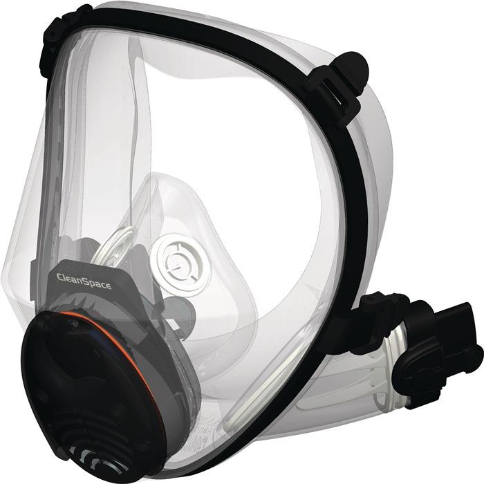 CleanSpace Full-face respirator PAF-1014 EN 12942 without filter, with large polycarbonate lens (1 x)