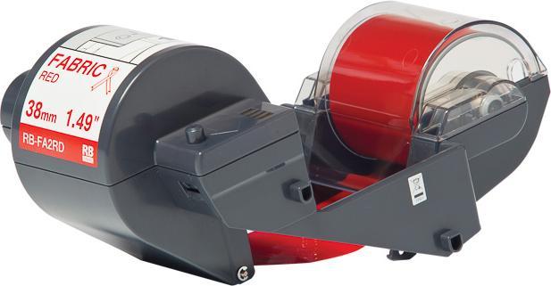 Actual product image Inkadoo Brother RB-FA2RD DirectLabel Ribbon Red 38 mm x 310 m Red Brother Tape Creator 50 mm (11 cm, Red)