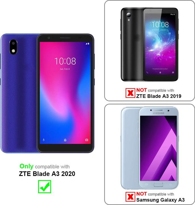 Actual product image Cadorabo Case for ZTE Blade A3 2020 with belt clip (ZTE Blade A3 (2020))