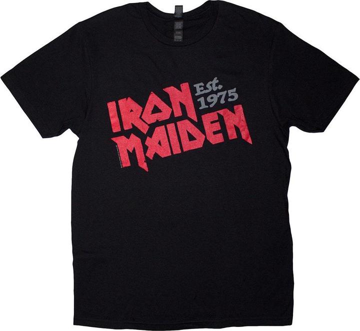 Iron Maiden Est. 1975 TShirt Logo (M)