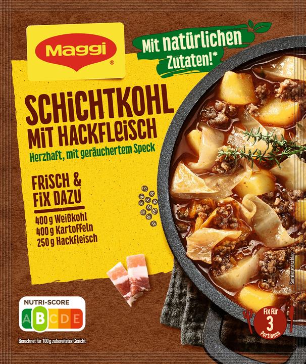 Produktbild Maggi Schichtkohl mit Hackfleisch (31 g)