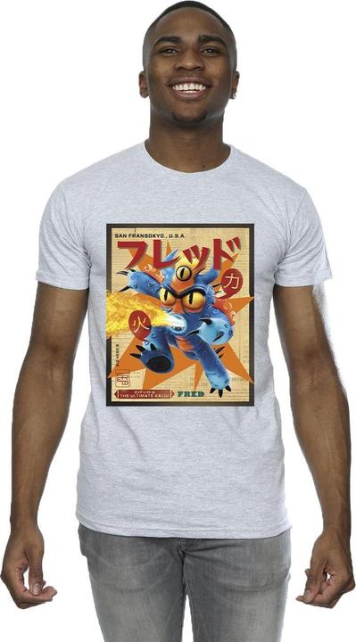 Produktbild Disney Big Hero 6 Baymax Fred Newspaper TShirt (L)