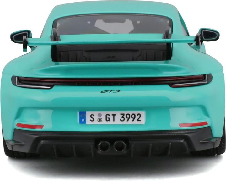 Actual product image Bburago Porsche 911 GT3 (1 piece - green or orange)