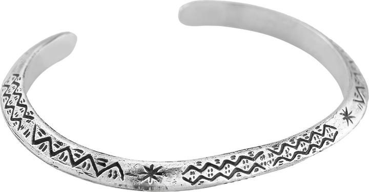 Immagine prodotto Haze & Glory Armband Armreif - Azetec 925 Silber (20 cm, Argento 925)