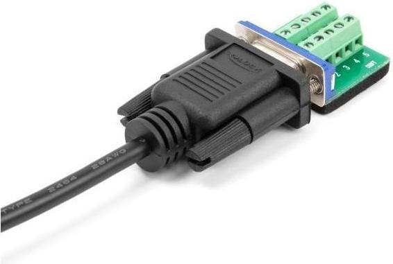 Produktbild Delock Seriell Kabel RS-232 D-Sub9 Stecker zu Stecker mit sc (2 m)