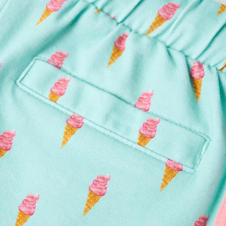 Actual product image VidaXL Children's shorts with drawstring Light mint green 104.Material (104)