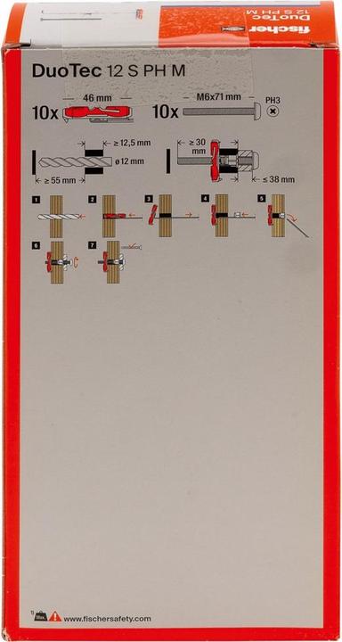 Actual product image Fischer DuoTec 12 S PH M (10 pcs.)