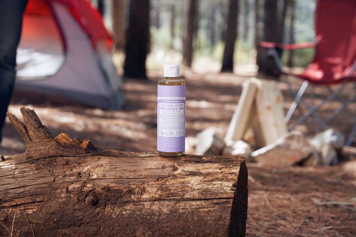 Actual product image Dr. Bronner's 18-IN-1 Lavender (Liquid soap, 240 ml)