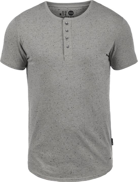 Immagine prodotto Solid Thai T-Shirt A Maniche Corte Maglietta Da Uomo Con Collo Grandad In Cotone 100% (S)