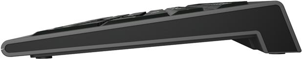 Actual product image Logickeyboard XL-Print Astra 2 Black on White DE Mac (DE, Cable)