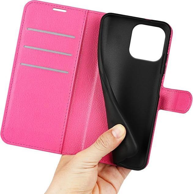 Actual product image MU Classic Litchi Leather Bookcover Series (Apple iPhone 16 Pro Max)