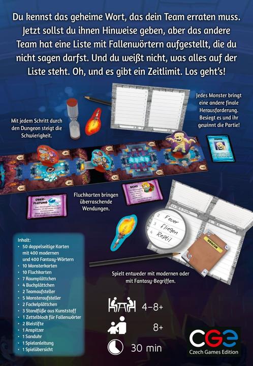 Actual product image Czech games edition Trapwords (German)