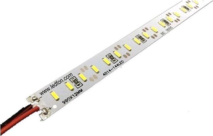 Actual product image V-TAC VT4014 LED strip 18W 12V SMD4014 1m warm white 10 piecesPackage (Warm white, 100 cm)