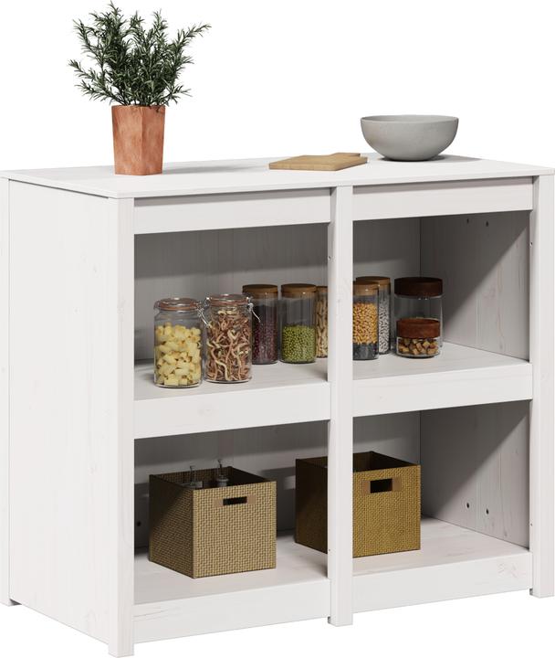 Immagine prodotto VidaXL Armadio cucina da esterno bianco 106x55x92 cm in legno di pino massiccio