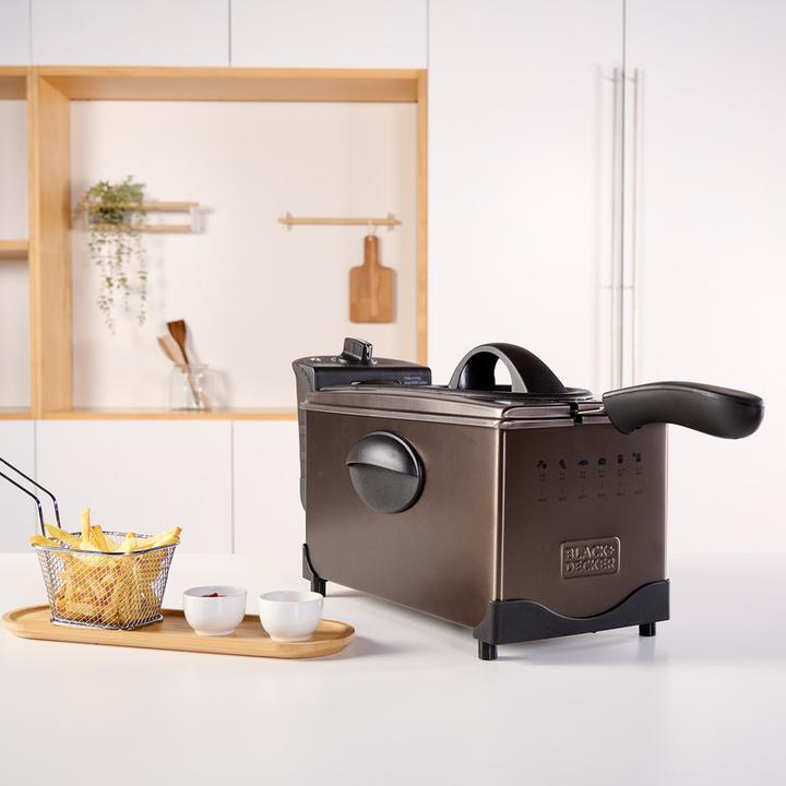 Actual product image Black & Decker Oil Fryer Black+Decker BXAFO1200E (2100W)