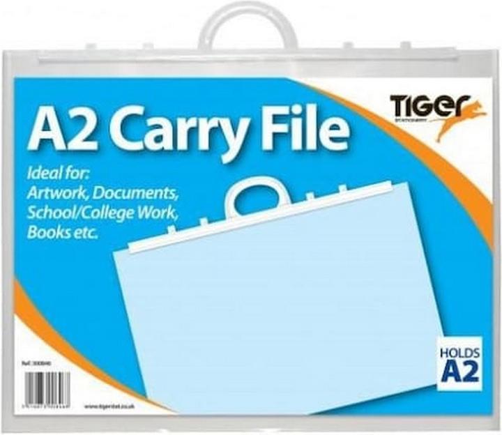 Actual product image Tiger Stationery Carrying folder handle A2