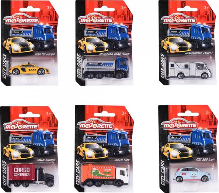 Produktbild Majorette City Assortment, 6-sort.