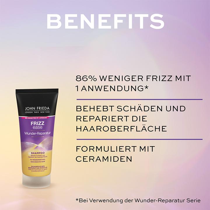Produktbild John Frieda FE Wunder Reparatur Shampoo 75ml (75 ml, Flüssiges Shampoo)