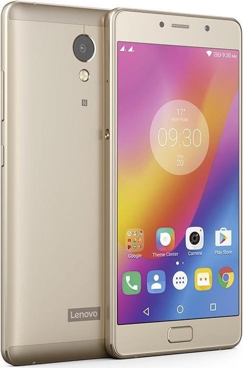 Produktbild Lenovo P2 (32 GB, Champagne Gold, 5.50", Hybrid Dual SIM, 13 Mpx, 4G)