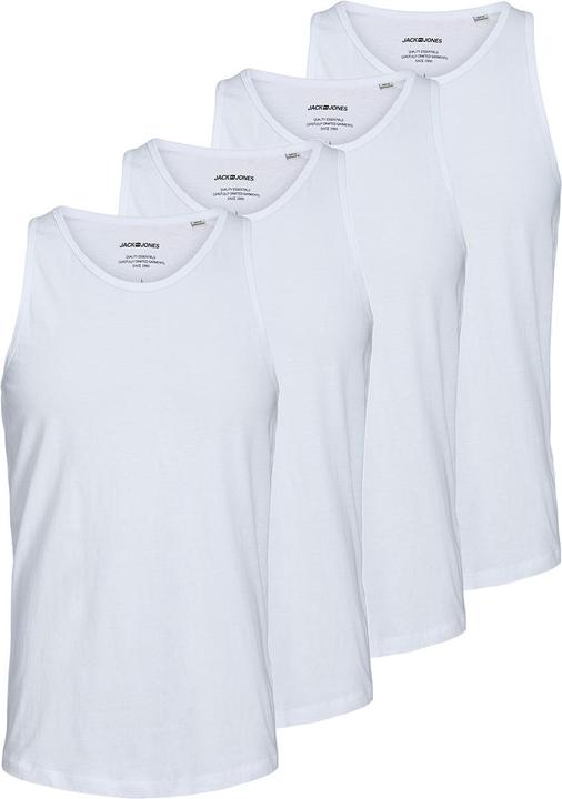 Jack & Jones 4er Pack Jacbasic Unterhemd / Tanktop