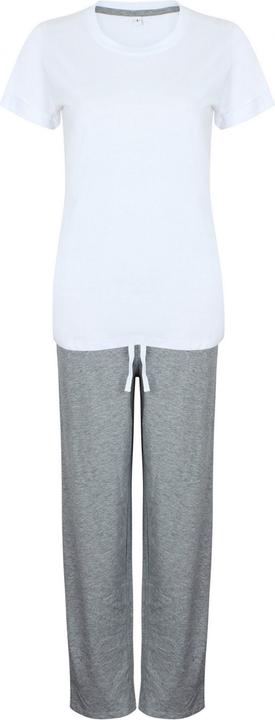 Heather grey, White