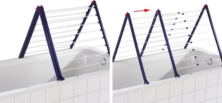 Actual product image Leifheit Pegasus Bath 190 Extendable bath dryer (18.90 m)
