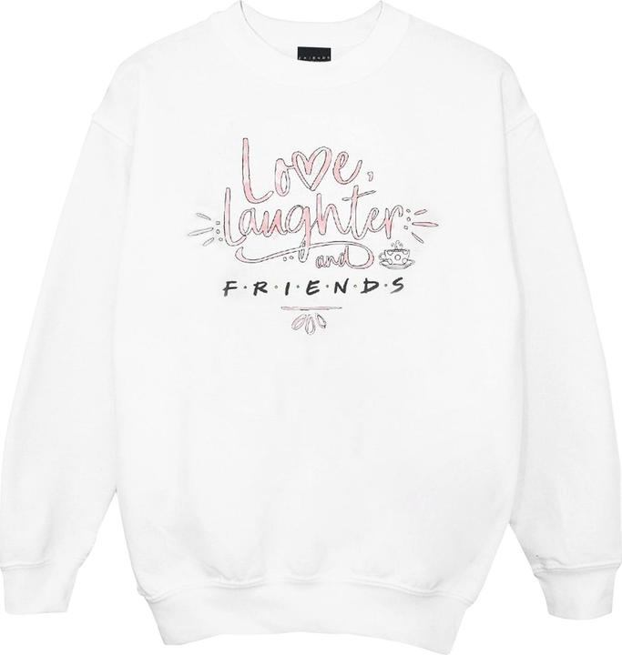 Friends Love Laughter Sweatshirt Mädchen